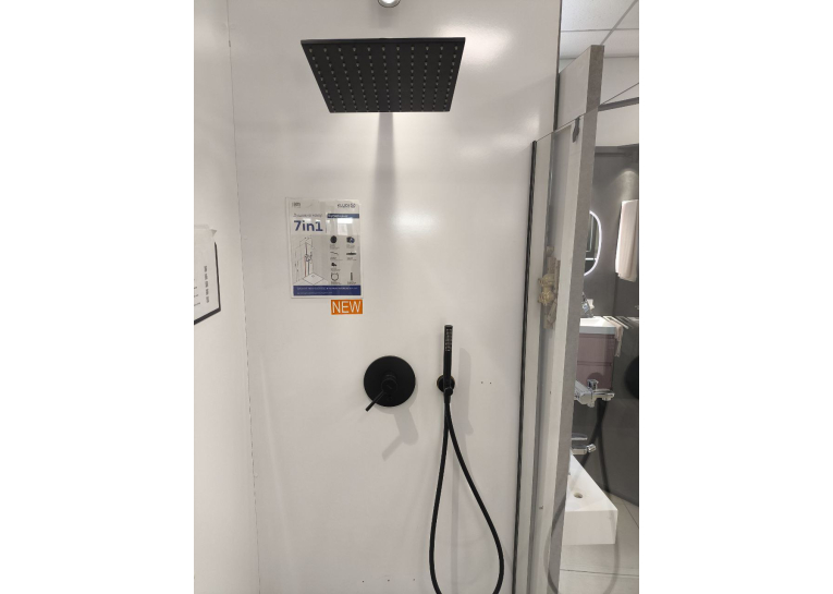 Душова система прихованого монтажу 5в1 Kludi BOZZ + VTM ( 6054739-00 + 391203900 + 6107239-00  +88011 +386503976 ) Чорна
