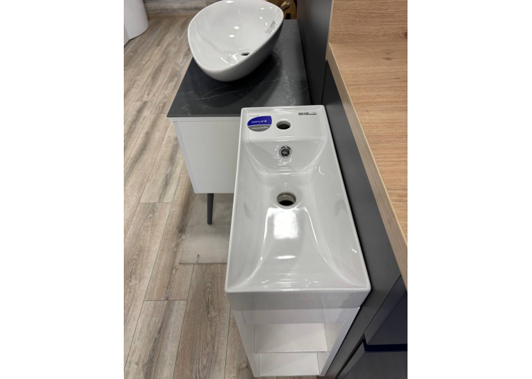Шафка для раковини Cersanit LARGA 50x22, біла S932-110-DSM+Раковина Cersanit LARGA 50х22см, меблева біла EW K677-005, S932-110-DSM+K677-005