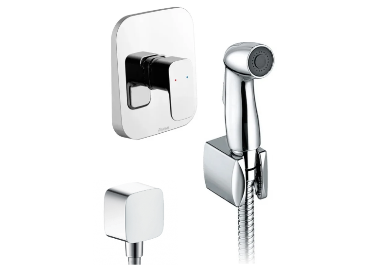 Набір гігієнічного душа Ravak TD F, KLUDI BOZZ, Hansgrohe FixFit X070135 + 7304205-00 + 26457000