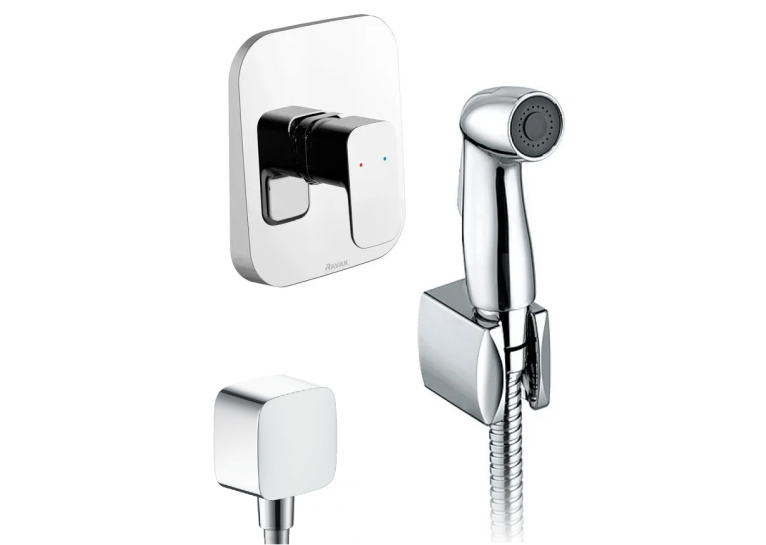 Набір гігієнічного душа Ravak TD F, KLUDI BOZZ, Hansgrohe FixFit X070135 + 7304205-00 + 26457000