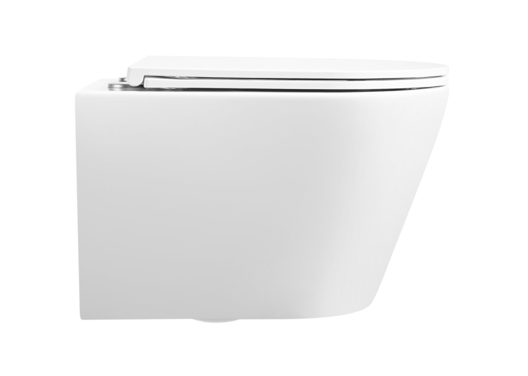 Унитаз подвесной VENTA EDGE Rimless безободковый с сидением дюропласт soft-close 112457