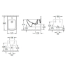Біде підвісне Villeroy & Boch VERITY LINE 44150001