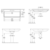 Умывальник Villeroy & Boch AVENTO 100х47 см 4156A201