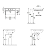 Умивальник Villeroy & Boch AVENTO 55х37 см 4A005501
