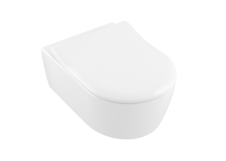 Унітаз підвісний Villeroy & Boch AVENTO Rimless 53 см + сидіння 9M87S101 (5656RSR1) Ceramic Plus
