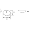 Умывальник VILLEROY & BOCH EVANA 45х30 см  61474601
