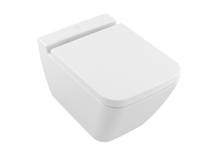 Унітаз підвісний безободковий Villeroy & Boch Finion з покриттям Ceramic Plus 4664R0R1 + Сидіння