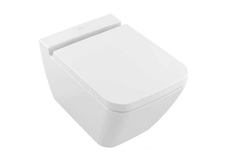 Унитаз подвесной безободковый Villeroy & Boch Finion с покрытием Ceramic Plus 4664R0R1 + Сиденье