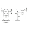 Умывальник VILLEROY & BOCH   LOOP & FRIENDS d-38 см  41180001