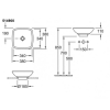 Умывальник VILLEROY & BOCH   LOOP & FRIENDS 38х38 см 51490001