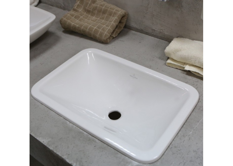 Умивальник врізний в стільницю прямокутний VILLEROY & BOCH LOOP & FRIENDS 60х40 см 61450001