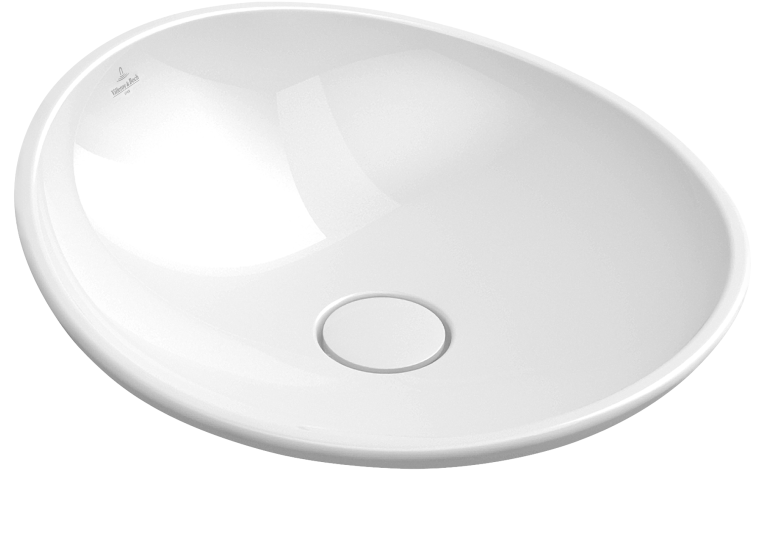 Умывальник VILLEROY & BOCH My Nature d-45 см, белый Ceramic Plus 411045R1