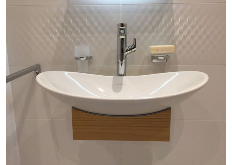 Умывальник VILLEROY & BOCH My Nature 81x41 см, белый Ceramic Plus 411080R1