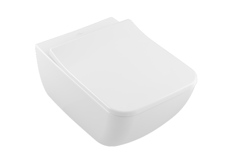  ᐉ Унітаз підвісний Villeroy & Boch VENTICELLO 4611R001 + Сидіння Villeroy & Boch VENTICELLO SlimSeat 9M79S101 ( 4611RS01 )