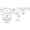 Умывальник VILLEROY & BOCH LOOP & FRIENDS 58х38 см 51510001