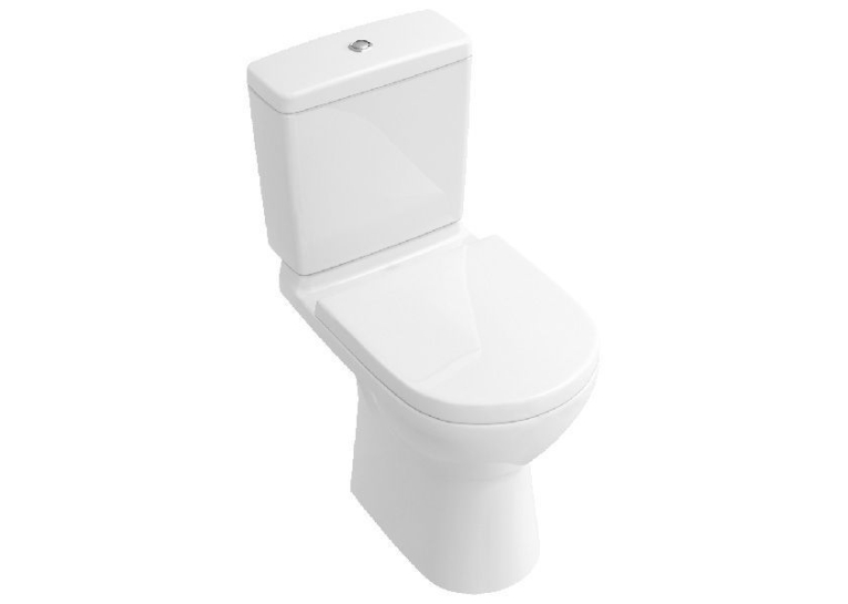 Унітаз для підлоги VILLEROY&BOCH O.Novo 5661T301 DUO з кришкою soft close 5661T301