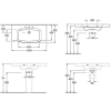 Умивальник Villeroy & Boch SENTIQUE 100х52 см 5142A001
