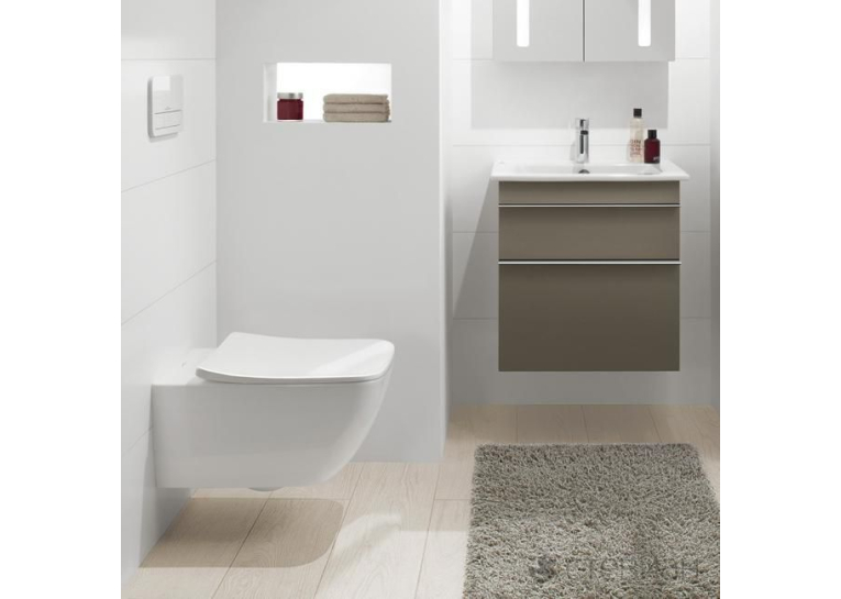  ᐉ Унітаз підвісний Villeroy & Boch VENTICELLO 4611R001 + Сидіння Villeroy & Boch VENTICELLO SlimSeat 9M79S101 ( 4611RS01 )