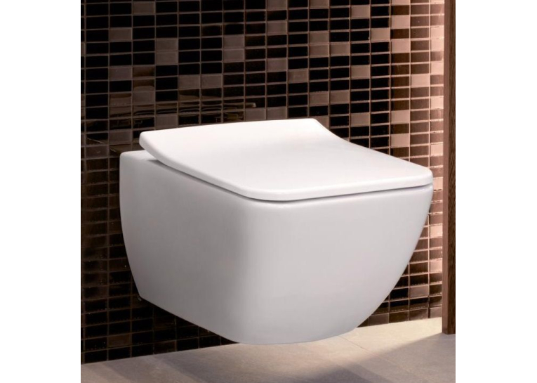  ᐉ Унітаз підвісний Villeroy & Boch VENTICELLO 4611R001 + Сидіння Villeroy & Boch VENTICELLO SlimSeat 9M79S101 ( 4611RS01 )
