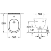 Биде подвесное  Villeroy & Boch O.novo 54600001