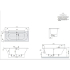 Ванна VILLEROY&BOCH O.NOVO  180*80 см, UBA180CAS2V-01