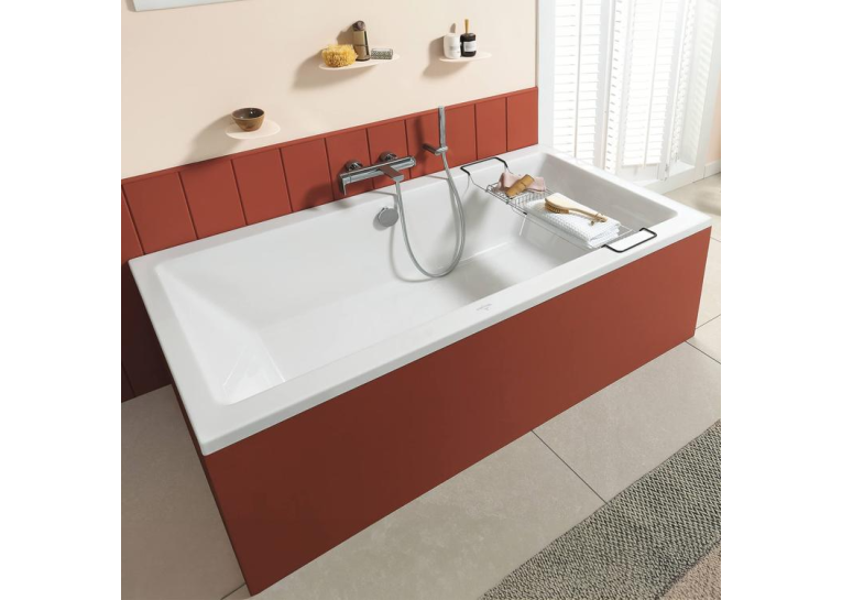 Ванна акриловая прямоугольная VILLEROY&BOCH TARGA STYLE 170/75 см UBA170FRA2V-01 (Небольшой скол – потертость на углу)