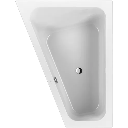Ванна акрилова асиметрична VILLEROY&BOCH LOOP & FRIENDS 175*135см ліва UBA175LFS9L V-01 (Пошкодження на торцевій частині)