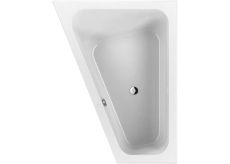 Ванна акрилова асиметрична VILLEROY&BOCH LOOP & FRIENDS 175*135см ліва UBA175LFS9L V-01 (Пошкодження на торцевій частині)