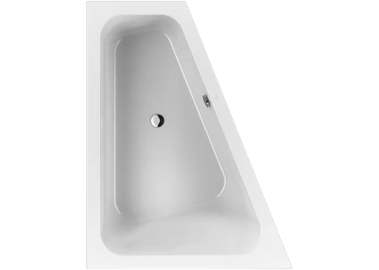 Ванна акрилова асиметрична VILLEROY&BOCH LOOP & FRIENDS 175*135см права UBA175LFS9R V-01 (Пошкодження на торцевій частині)