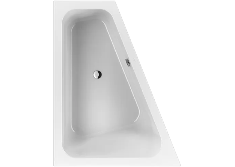 Ванна акрилова асиметрична VILLEROY&BOCH LOOP & FRIENDS 175*135см права UBA175LFS9R V-01 (Пошкодження на торцевій частині)