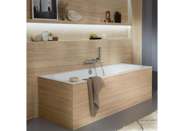 Ванна кварилова VILLEROY & BOCH Oberon 2.0 170x75см White Alpin UBQ170OBR2DV-01+ ніжки