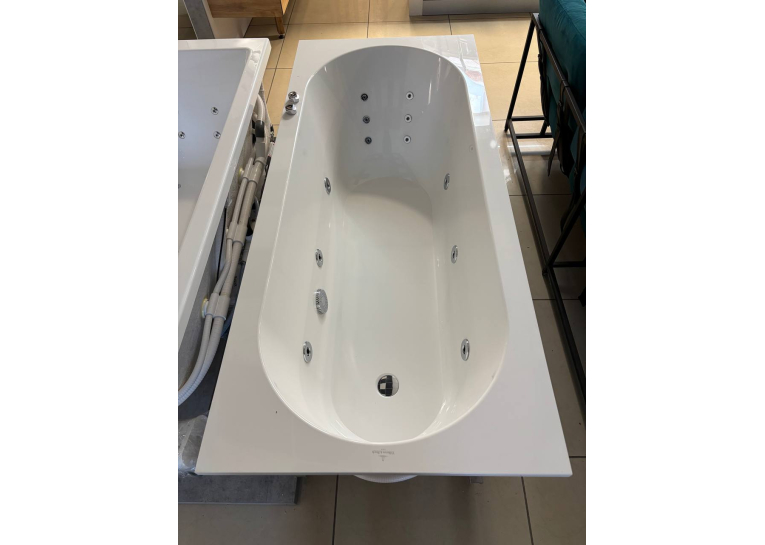 Ванна гідромасажна кварилова прямокутна VILLEROY & BOCH Oberon 170х75 см (UBQ170OBE2V-01Gidro)