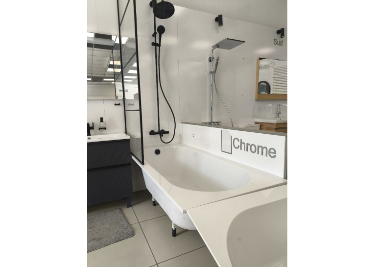 Ванная квариловая прямоугольная VILLEROY & BOCH Oberon 180x80см UBQ180OBE2V-01 + ножки U99740000 (выставочный образец)
