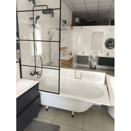 Ванная квариловая прямоугольная VILLEROY & BOCH Oberon 180x80см UBQ180OBE2V-01 + ножки U99740000 (выставочный образец)