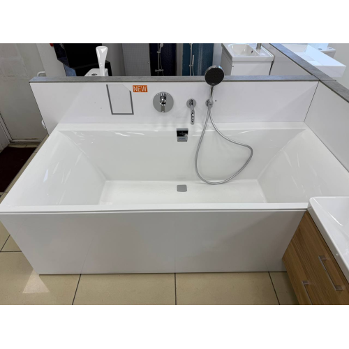 Ванна VILLEROY&BOCH SQUARO EDGE 12 190x90см (ніжки+комплект злив/перелив+каркас+передня панель) UBQ190SQE2DV-01 (виставковий зразок)