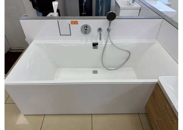Ванна VILLEROY&BOCH SQUARO EDGE 12 190x90см (ніжки+комплект злив/перелив+каркас+передня панель) UBQ190SQE2DV-01 (виставковий зразок)