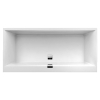 Ванна кварилова прямокутна VILLEROY&BOCH SQUARO EDGE 12 180*80см з ножками та зливом-переливом UBQ180SQE2DV-01 (Знижена в ціні позиція)