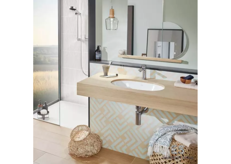 Умивальник овальний врізний під стільницю Villeroy & Boch O.Novo 58х37 см, білий альпійський (41625001) (Невелике пошкодження)