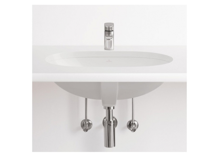 Раковина вбудована під стільницю Villeroy & Boch O.Novo 60х35 см, білий альпійський 41626001