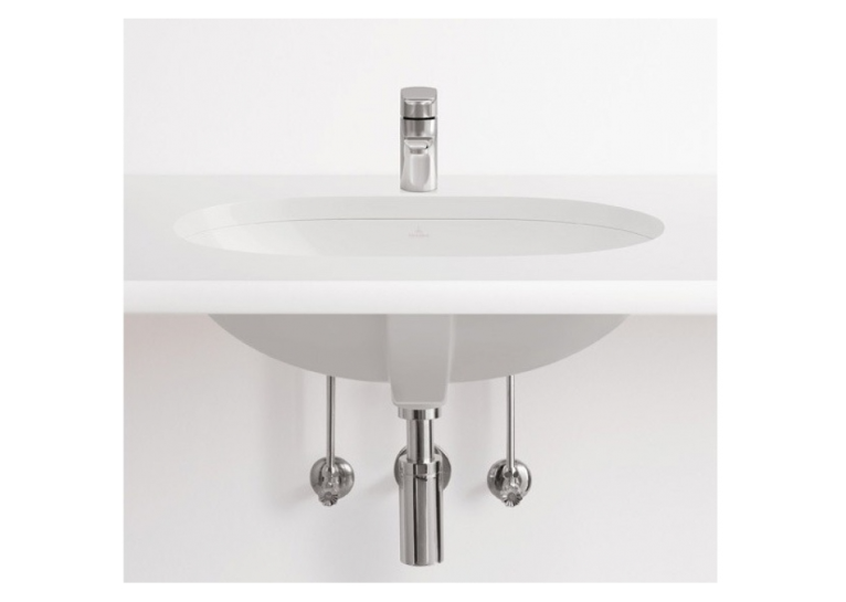 Раковина вбудована під стільницю Villeroy & Boch O.Novo 60х35 см, білий альпійський 41626001