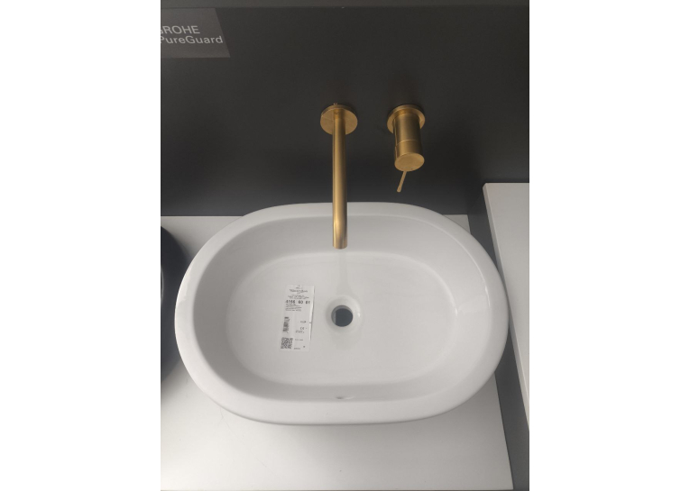 Умивальник овальний врізний в стільницю VILLEROY & BOCH ARCHITECTURA 61.5х41.5 см (41666001) (Сантехнічний недолив)