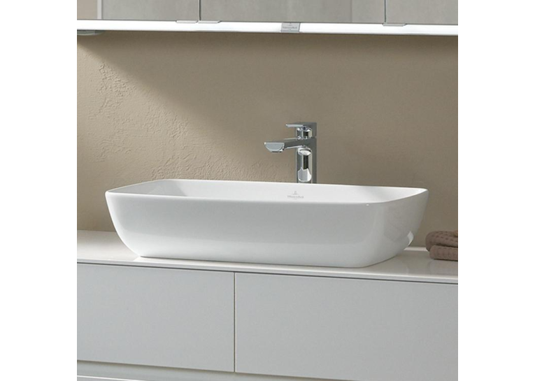 Умивальник на стільницю Villeroy & Boch Artis 58х38 см Titan Ceram (41725801) (Сантехнічний недолив)