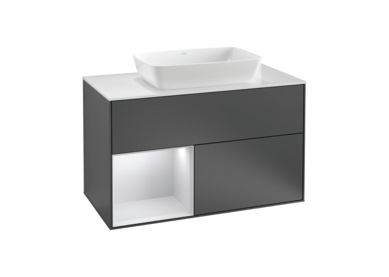 Умивальник на стільницю Villeroy & Boch Artis 58х38 см Titan Ceram (41725801) (Сантехнічний недолив)