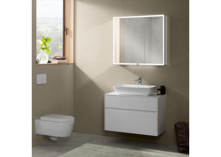 Умивальник на стільницю Villeroy & Boch Artis 58х38 см Titan Ceram (41725801) (Сантехнічний недолив)