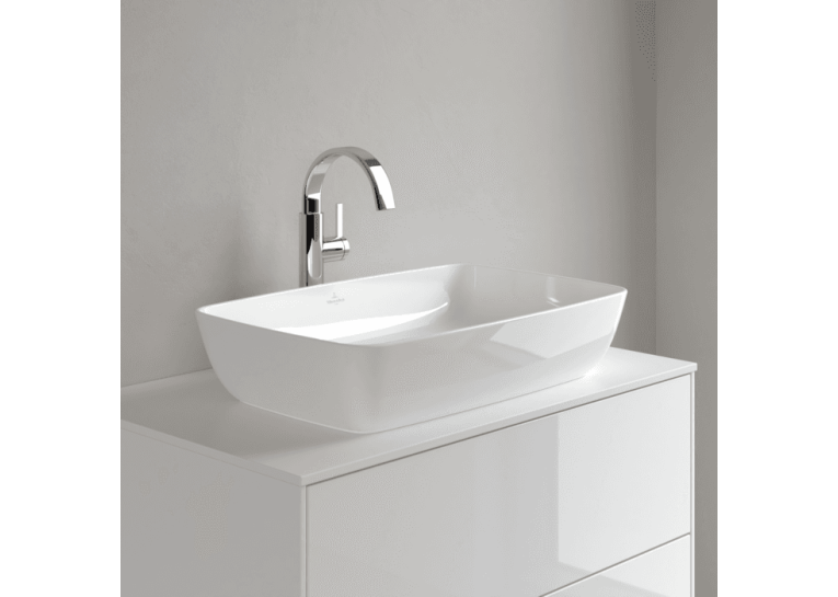 Умивальник на стільницю Villeroy & Boch Artis 58х38 см Titan Ceram (41725801) (Сантехнічний недолив)