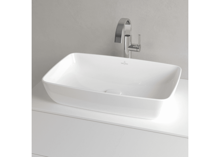 Умивальник на стільницю Villeroy & Boch Artis 58х38 см Titan Ceram (41725801) (Сантехнічний недолив)