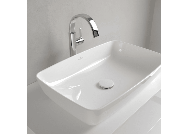 Умивальник на стільницю Villeroy & Boch Artis 58х38 см Titan Ceram (41725801) (Сантехнічний недолив)