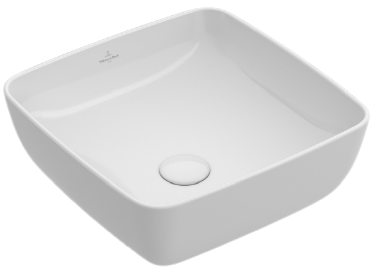 Умивальник на стільницю квадратний Villeroy & Boch Artis 41х41 см 41784101