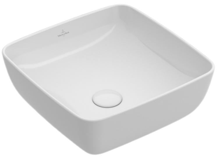 Умивальник на стільницю квадратний Villeroy & Boch Artis 41х41 см 41784101