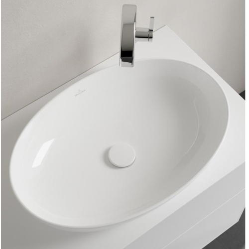 Умивальник на стільницю овальний Villeroy & Boch Artis 61х41 см 41986101